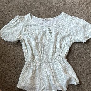 Teal Abercrombie blouse